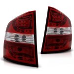 Tuning Tec Zadní světla Škoda Fabia II KOMBI 2004-20012 červeno-bílé LED – Sleviste.cz