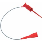 Bezpečnostní uchopovač dráp 1N-0014-R + kabel gn 2mm CAT II 300V, 2A červená – Hledejceny.cz