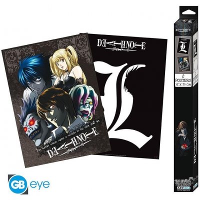 ABYstyle Plakát Death Note - L & Group (sada 2 ks) – Zboží Dáma