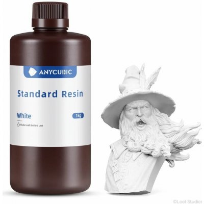 AnyCubic Standard bílý 1kg – Zboží Živě