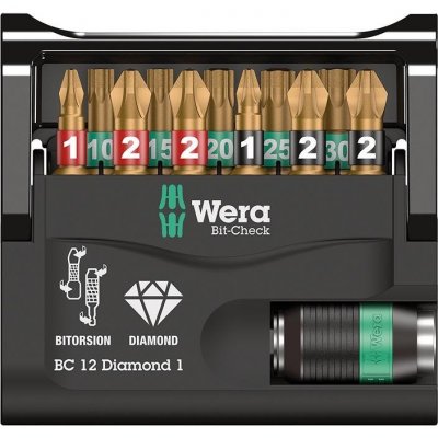 Wera Bit-Check 12 Diamond 1 05057421001 – Zboží Dáma