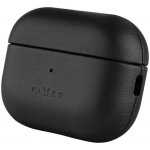 Fixed Kožené pouzdro PodsLeather pro Apple AirPods 3, černé; FIXLP-816-BK – Zboží Živě