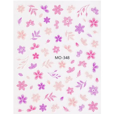 Starnails Samolepky na nehty 5D Flowers MO-348 – Hledejceny.cz