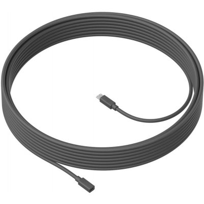 Logitech 950-000005 MeetUp 10m Mic Cable, prodlužovací, microUSB, pro mikrofon Logitech MeetUp, 10m – Zboží Mobilmania