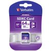 Paměťová karta Verbatim SDXC 64 GB UHS-I U1 44024