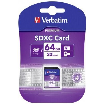 Verbatim SDXC 64 GB UHS-I U1 44024 – Zbozi.Blesk.cz