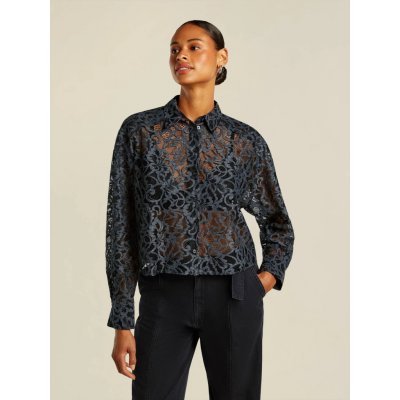 Beaumont dámská halena černá krajková – Zboží Mobilmania