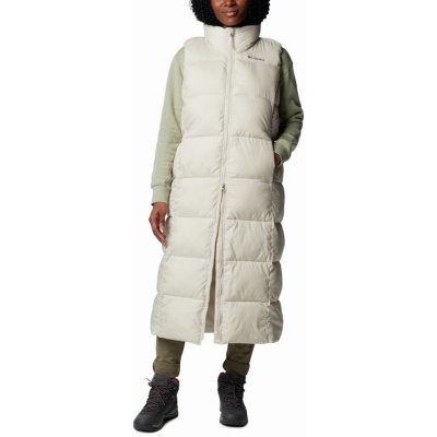 Columbia Puffect Long Vest W dark stone – Zboží Mobilmania
