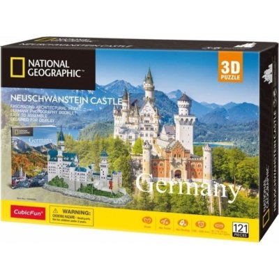 CubicFun 3D puzzle National Geographic Neuschwanstein 121 ks – Hledejceny.cz