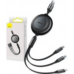 Baseus CAMJ010006 Bright Mirror 3v1 MicroUSB/USBC/Lightning, 3,5A, 1,1m – Hledejceny.cz