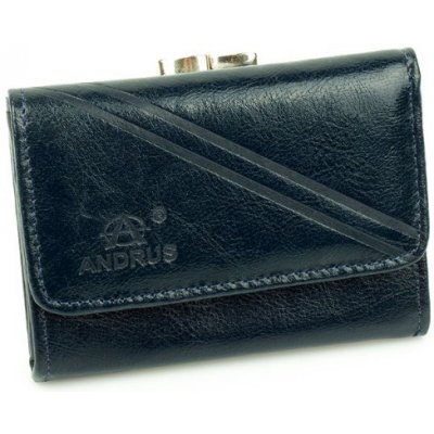 Andrus 12b kožená dámská peněženka modrá