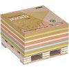 Hopax Stick'n Kraft Cube - samolepicí bloček - 76 × 76 mm, 400 l., mix barev