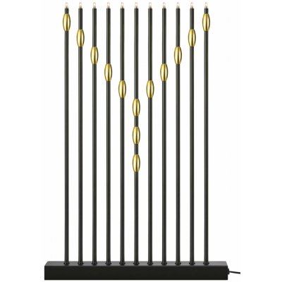 Markslöjd 705285 Vánoční svícen NECKLACE 11xE5/0,8W/12V černý | ML0733 – Hledejceny.cz