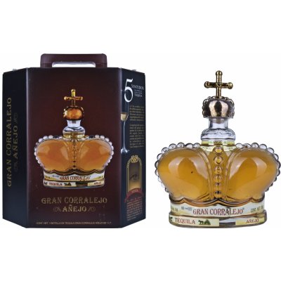 Gran Corralejo Tequila Anejo 38% 1 l (karton)