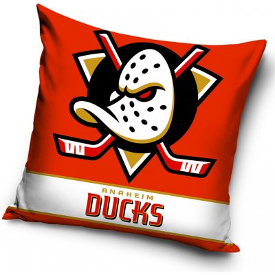 TipTrade Velurový Polštář NHL Color Anaheim Ducks 40x40 – Zboží Dáma