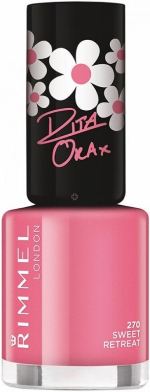 Rimmel London 60 Seconds Nagellack – Farbe 260 Funtime Fuchsia, 8 Ml