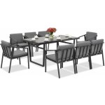 Garden Point Jídelní set Cento pro 8 osob antracitový – Zboží Mobilmania
