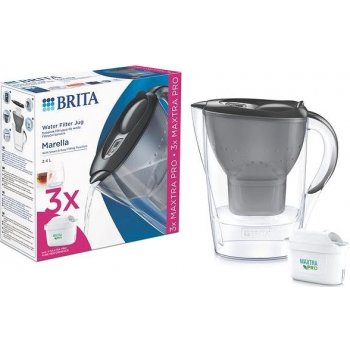 Brita Marella 2,4 l grafit + 3 ks MX Pro PO 2024