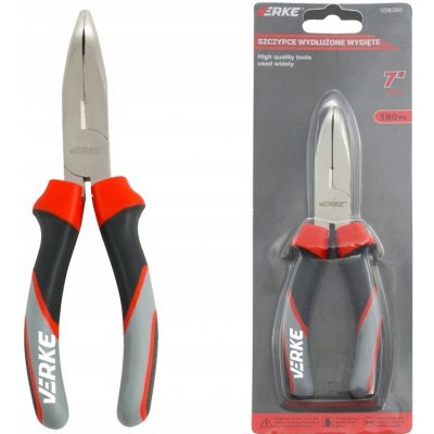 Verke Kleště prodloužené zahnuté 180mm V06360 – Zboží Dáma