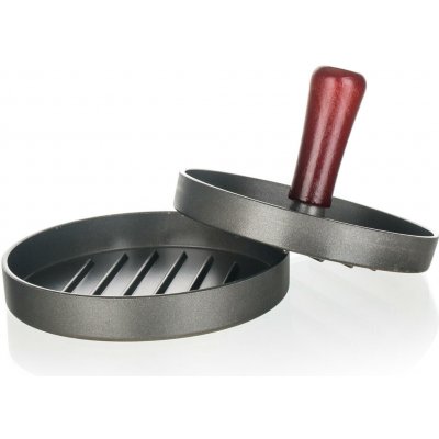 HAPPY GREEN tvořítko na hamburgery pr.12cm Al+dřev.madlo – Zboží Dáma