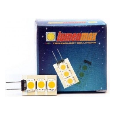 Lumenmax žárovka LED G4, 12V, 0,6W, 40lm, teplá bílá