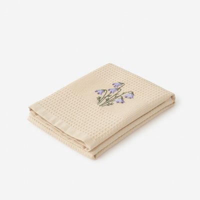 Goldea zvonečky na béžovém 50 x 70 cm – Zboží Mobilmania