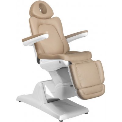 Activeshop kosmetické křeslo elektrické Azzurro 870 světle hnědá – Zboží Dáma