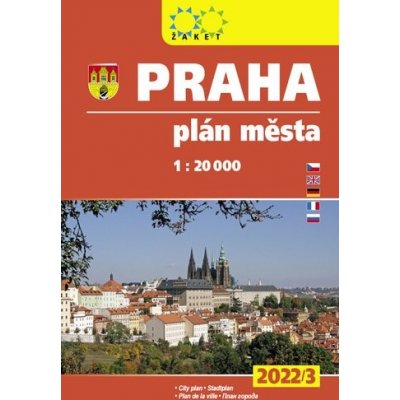 Praha - knižní plán města 1:20 000 (2022/23) – Zboží Mobilmania