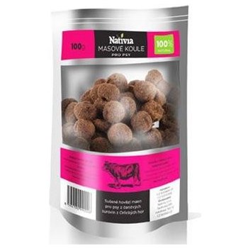 Nativia Sušené masové koule pro psy 100 g