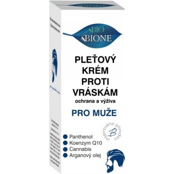Bione Cosmetics pro muže pleťový krém proti vráskám Q10 40 ml