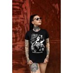 tričko street BLACK HEART SNOW WHITE černá – Zboží Dáma