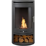 OKO Biokrb volně stojící S5 s úložným prostorem na dřevo 43 x 83 x 43 cm šedý – Sleviste.cz