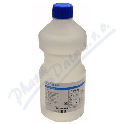 Ecotainer Nacl 0.9% šroub. uzávěr 1000 ml – Zboží Dáma