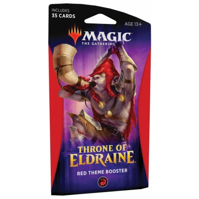 Wizards of the Coast Magic The Gathering: Throne of Eldraine Theme Booster Red – Zboží Mobilmania