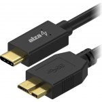 AlzaPower APW-CBTCMUB01B USB-C na Micro USB-B 3.2 Gen 1, 0.5m, černý – Sleviste.cz