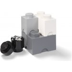 LEGO® úložné boxy Multi-Pack 4 ks černá bílá šedá – Hledejceny.cz