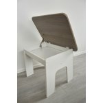 Vingo Dětský otevírací stolek s přihrádkou v dubovém odstínu – Zboží Mobilmania