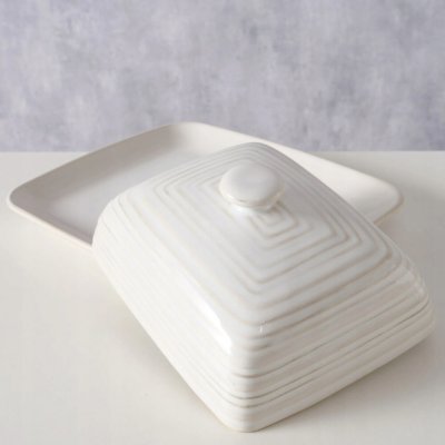 Boltze Keramická máslenka JONAH, 20 x 17 cm – Zboží Dáma