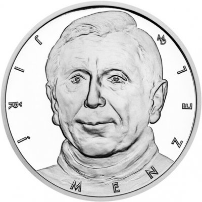 Česká mincovna Stříbrná medaile Jiří Menzel proof 10 g – Zbozi.Blesk.cz