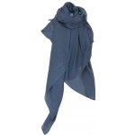 Classic Scarf modrá hedvábná šála – Zboží Dáma