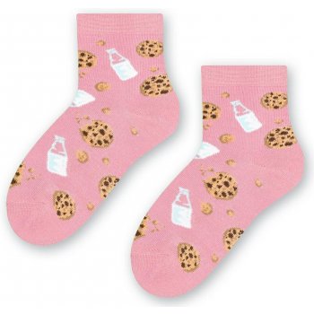Dívčí ponožky Cookies S růžová pudrová
