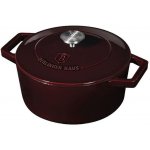 Berlingerhaus Pekáč litinový s poklicí 24 cm Burgundy Line – Zbozi.Blesk.cz
