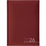 lamino A5 Denní 2026 bordó – Zboží Dáma