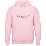 Awdis Hoodie mikina Design Moje děti mají tlapky Miminkovská růžová – Hledejceny.cz