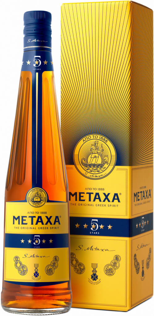 Metaxa 5* Greek Orange 38% 0,7 l (holá láhev)