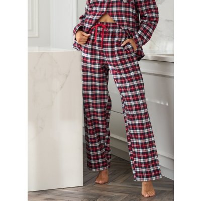 Dámské vé kalhoty L&L 2477 ROXY červená FLANEL – Hledejceny.cz