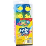 Patio Prstové barvy s razítky Colorino 10 ks – Zboží Dáma