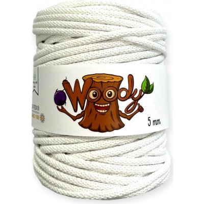 Woody 5 mm - Sněhové bílá – Zboží Dáma Woody 5 mm - Sněhové bílá – Zboží Dáma