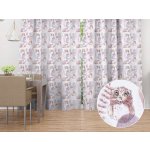 Biante Bavlněný závěs Sandra SA-284 Hnědé sovy 150x140 cm – Hledejceny.cz