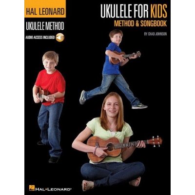 Chad Johnson: Ukulele For Kids Method %26amp; Songbook (noty, akordy na ukulele) (+audio)